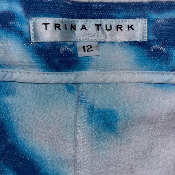 NWT Trina Turk North Beach Tie-Dye Cropped Pants Size 12 - Picture 7 of 14